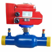 Balanced all-welded ball valve