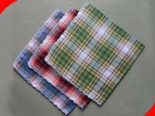 ODM antique Green Plaid Pure Cotton vintage Personalized Ha