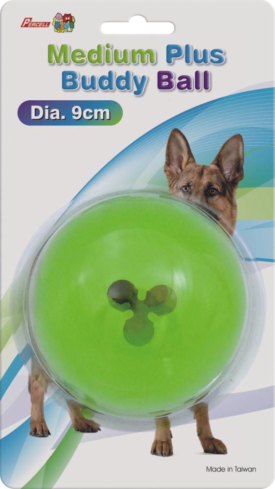 Jouet distributeur de friandises durables Percell Medium + Buddy Ball