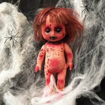 Halloween Horror Latex Zombie Doll for Various Festive Decorations and Costumes