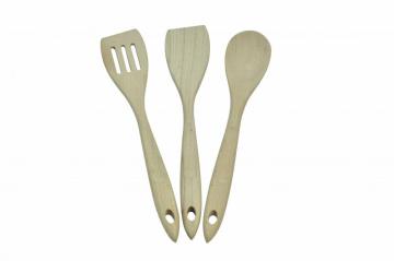 Wooden 3 Piece Cooking Utensils Set