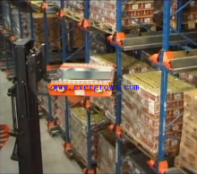 biggest China racking exporter automatic shuttle rack for fabric rolls