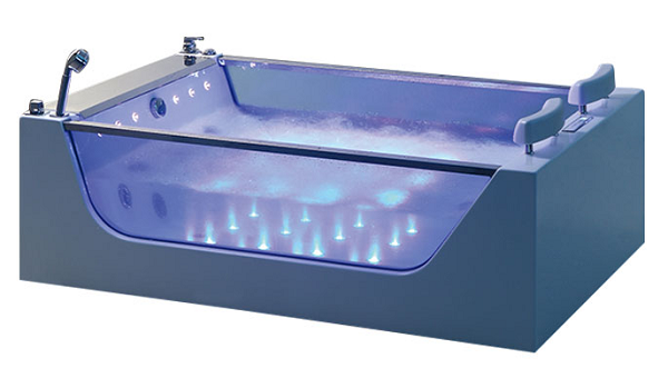 Indoor Jacuzzi Bath Acrylic Glass Whirlpool Bathtub