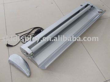 scrolling roll up, roll up display