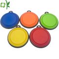 Silicone Travel Dog Bowl met Karabiner