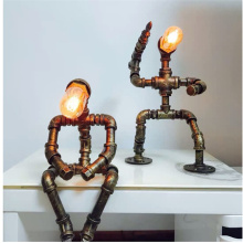 JYLIGHTING Iron Art Retro LED Table Lamp