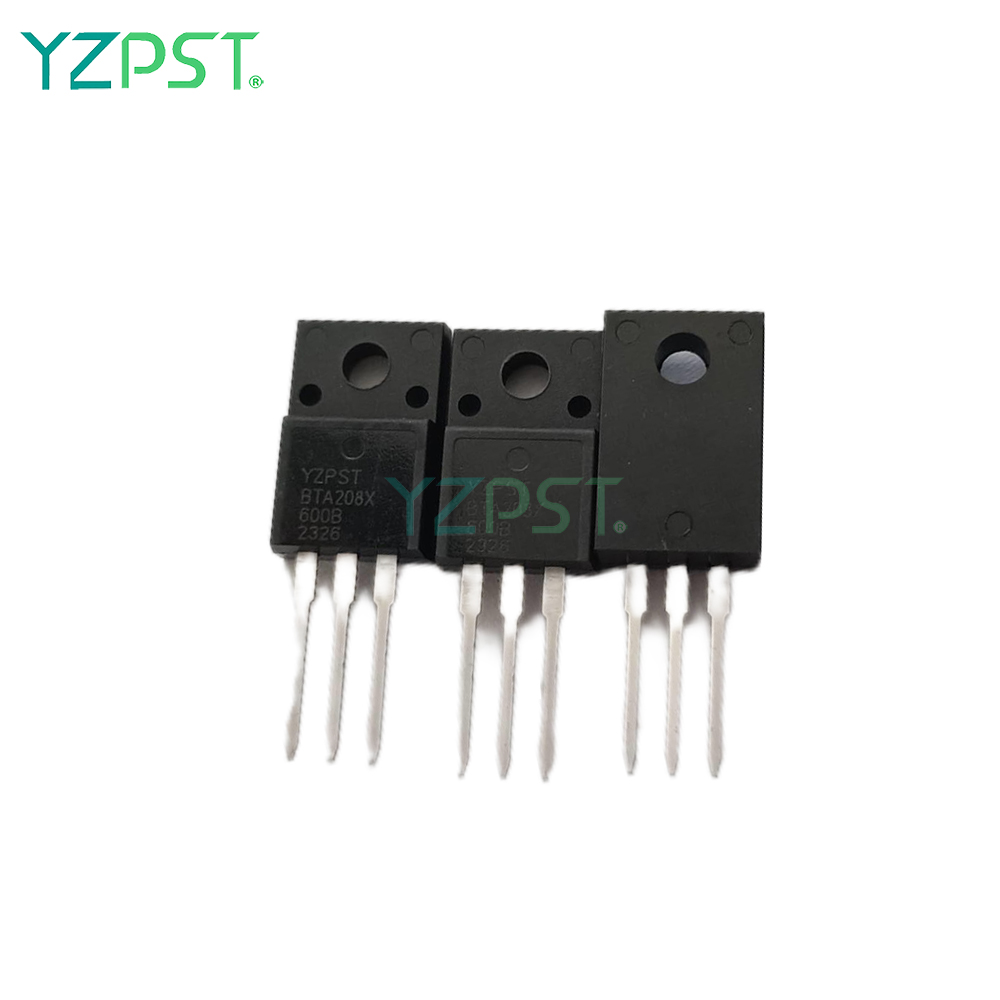 TO-220F 600V BTA208X-600B TRIAC مع قدرة عالية على تحمل صدمة تحميل التيار الكبير