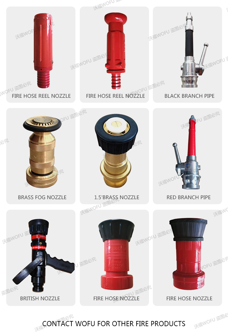 25mm Plastic Fire Hose Branch Pipe, British Type Fire Hose Nozzle