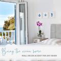 Coastal Blue Beach Wall Decor