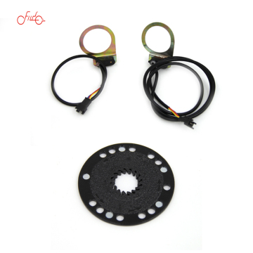 Electric Bicycle 12 Magnet PAS System Pedal Assistant & Speed Sensor in Black