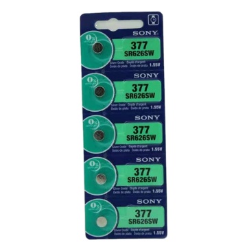 High Quality 1.55V Button Battery 0% Hg 377 AG4 for Sony Electronics