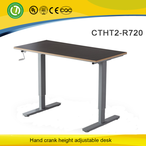 Hand cranked ergonomic sit stand desk manual height adjustable desk alibaba ergonomic desk