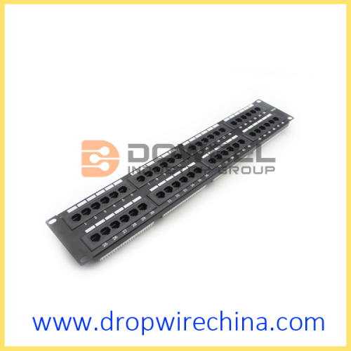 Cat 5e Patch Panels, 48 ​​Port RJ45 unshielded