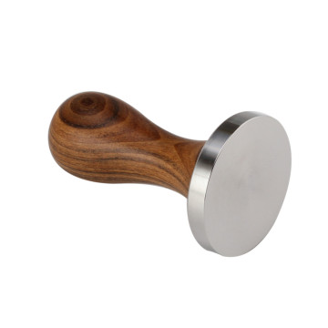 Espresso Coffee Tamper with Wooden Handle