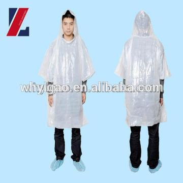 Raincoat waterproof hooded plastic rain coat