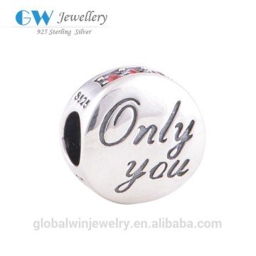 Only You Family Friends 925 Sterling Silver Charms Fit European Bracelets Jewellery
