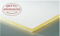 glassfibre reinforced panel NRC 0.95, CAC 22