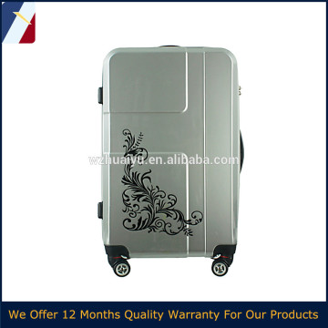 Travel abs suitcase in or ploycarbonate plastic suitcase in 2015