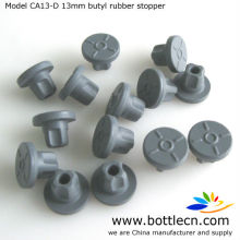 8mm 13mm butyl rubber lyophilization stopper for bottle jar with flip top cap