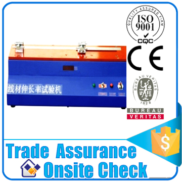 Metal naked wire elongation tester