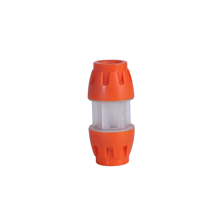 Two microducts connector pipe fittings multi easy installation a pish-fit design plastic straight cable connector