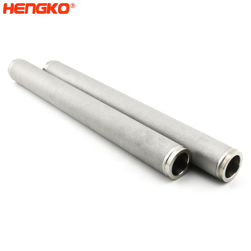 HNEGKO Customized Chemical Sintered Porous Stainless Steel  Microns Seamless Tube Porous Metal Pem Filter 316 L Filter Tubing