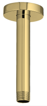 Zirconium Gold Brass Shower Arm