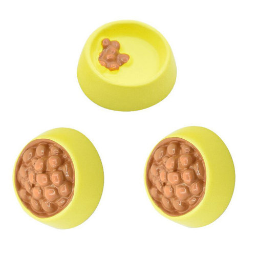 Simulation Resin Dog Food Bowl Μινιατούρα 3D DIY Craft Fairy Garden Παιχνίδια Δώρα Κατοικίδια ζώα Μπολ Τροφές Χειροποίητα αξεσουάρ