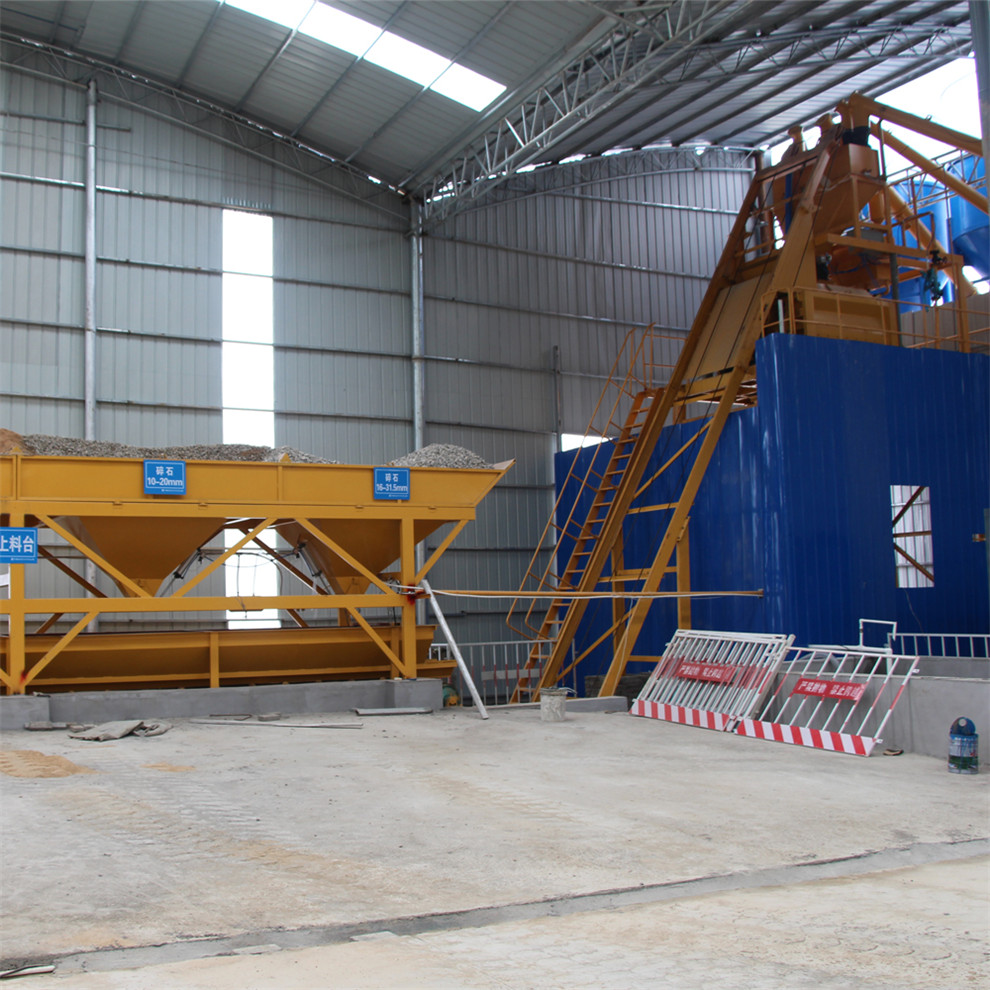 Belt conveyor concrete batching plant specification