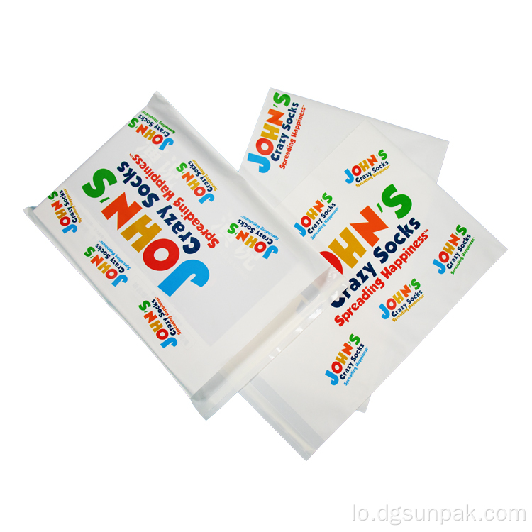 ການຫຸ້ມຫໍ່ poly-mailer custom logo bags mailing bags