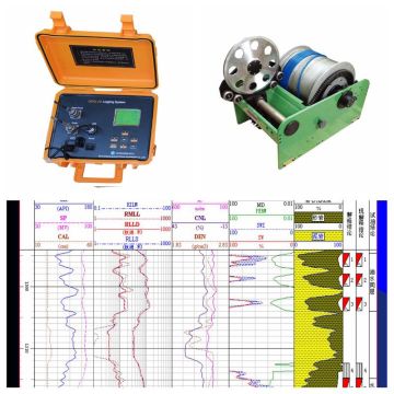 0-3000M Borehole Logging Equipment - Geophysical Well Logger