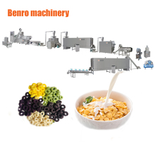 100-300kgh Corn Flakes Puff Extruder for Breakfast Cereals Production Line