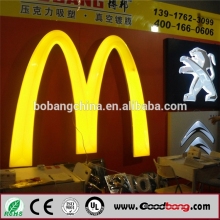 Acrylic Vacuum Formed LED Shop Signage