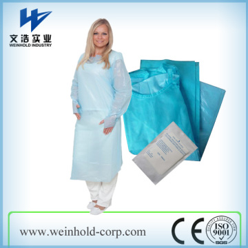 Medical Disposable Sterile CPE Surgical Gown