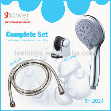 Leelongs ABS Chrome Bath Round Hand Shower Head