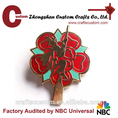 Custom cheap tree shaped lapel pin , trading lapel pin