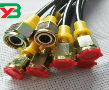 High pressure rubber hose for testing pressure