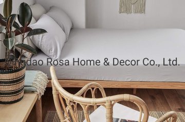 Greige Bamboo Linen Sheet Set