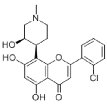 4H-1-Benzopyran-4-one, 2- (2-chlorophényl) -5,7-dihydroxy-8 - [(3S, 4R) -3-hydroxy-1-méthyl-4-pipéridinyl] - CAS 146426-40 -6