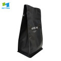 saco de café reciclável ecológico kraft com fechadura reutilizável e válvula 1kg