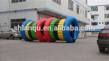 Popular colorful inflatable zorbs water rollers