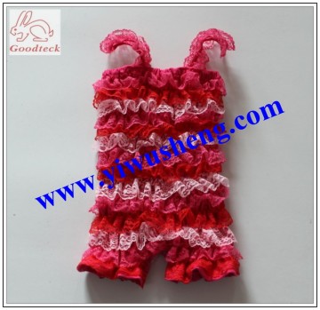 Wholesale hot sale baby lace romper,New born infant baby girls lace petti romper