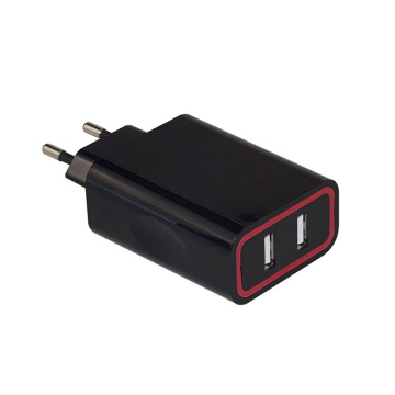 24W 4.8A USB Rápido carregador adaptador 2 porto