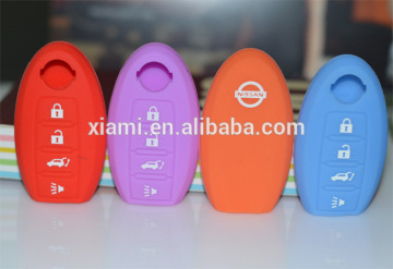 high quality custom make colorful silicone keychain holder