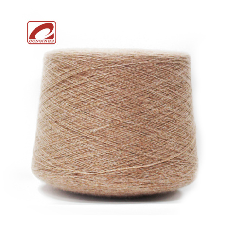 Fox wool thermolite nylon blend yarn