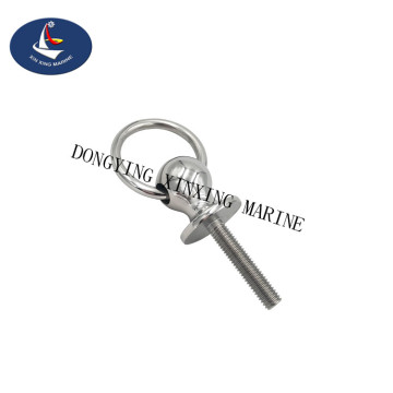 Stainless Steel Pad Eye Ring Life Saving Ring with Thread Stud