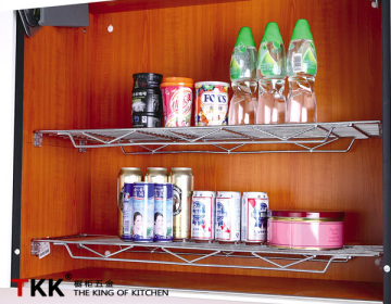 Two-layer Kitchen Cabinet Metal Storage Shelf