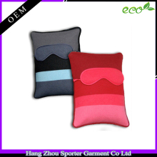 16FZTS03 travel pillow set cashmere eye mask