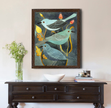 Blue Tooth Speaker Wall Art - Wireless Speaker Canvas for New Home Decor