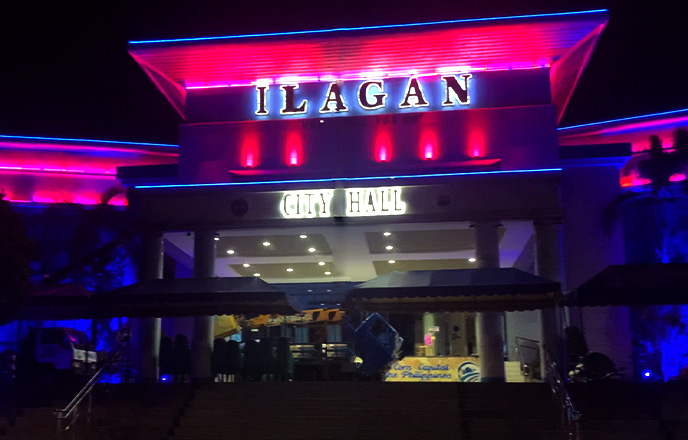 Ilagan Hükümet Binası Akıllı Aydınlatma Kabul Sahnesi
